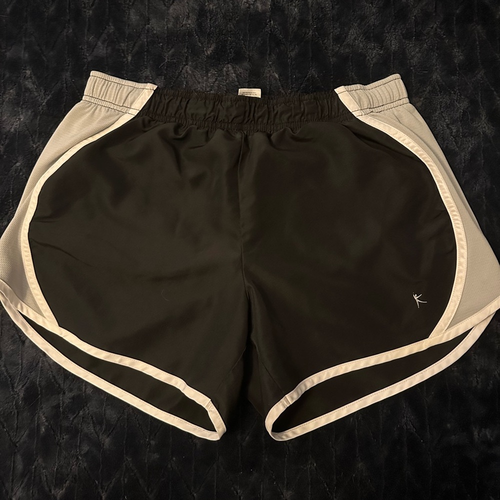 Danskin Black and Gray Athletic Shorts